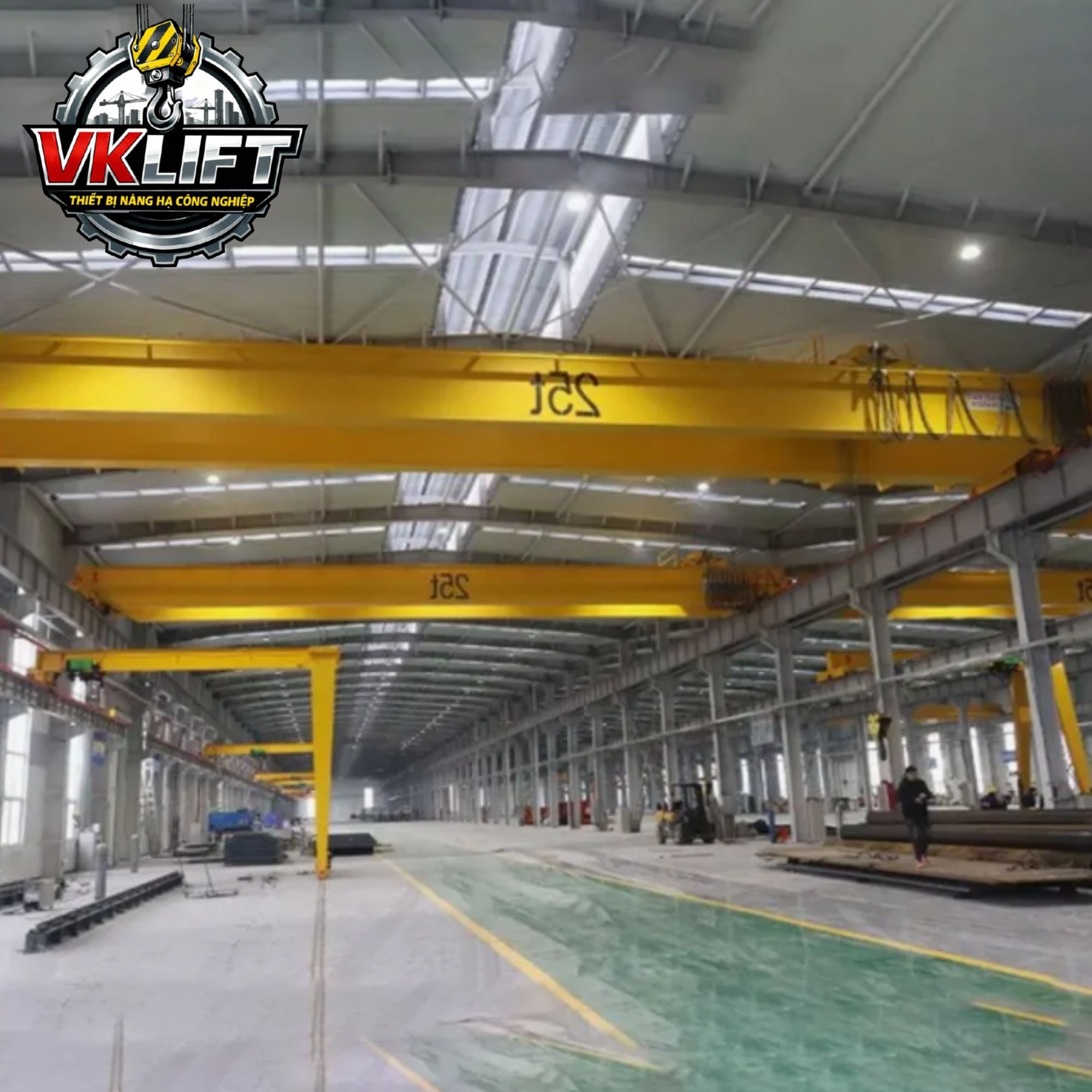 Cầu Trục Cho Nhà Máy Sản Xuất Bê Tông – Giải Pháp Nâng Hạ Tải Trọng Lớn Giúp Tăng 40% Hiệu Suất Sản Xuất